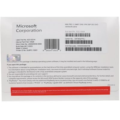 Windows 11 Pro English DSP OEM With License Key - Genuine, Bulk-Friendly, & Instant Activation
