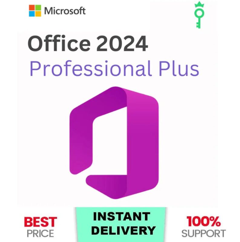 Official MS Office 2024 Pro Plus Product Key Permanent Binds to Microsoft Account