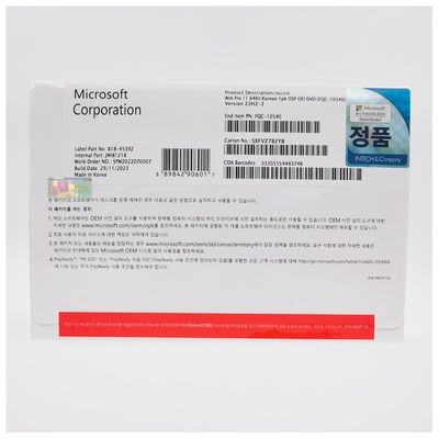 Originele Windows 11 Pro OEM met Koreaanse taalondersteuning