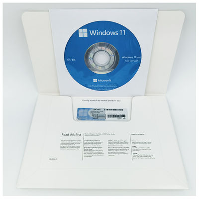 Win 11 Home Windows OEM Software 64 Bit DVD Retail Online Activering Microsoft Gecertificeerd