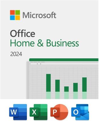 Microsoft Office Home & Business 2024: eenmalige aankoop levenslange licentie, Windows 10/11 en MacOS compatibel