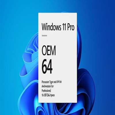 Windows 11 Pro OEM X86 64 Processortype en 64-bits architectuur voor professionele 16 GB schijfruimte