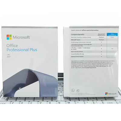 Officiële Microsoft Office 2021 Pro Plus Key 1 PC Digitale Licentie Beveiligd verbonden aan uw MS-account