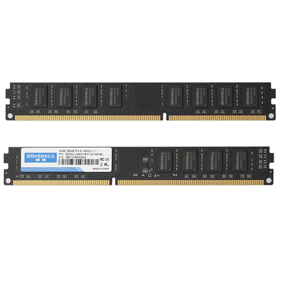RAM DDR3 4GB 1600MHz UDIMM 1.5V Voeding JEDEC Standontwerp Niet-ECC