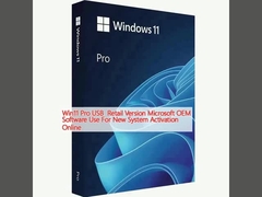 Win11 Pro USB Retail Versie Microsoft OEM Software Gebruik voor nieuwe systeem activering online