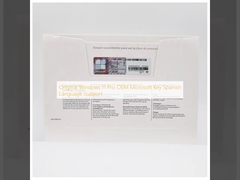 Originele Windows 11 Pro OEM Microsoft Key Spaanse taalondersteuning