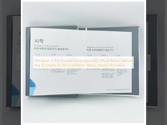 Windows 11 Pro Koreaanse taal USB Officiële Licentie Sleutel opstartbaar 64-bits Installatie media Instant activering