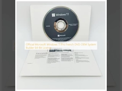 Officiële Microsoft Windows 11 Pro Franse DVD OEM System Builder 64-Bit Licentie