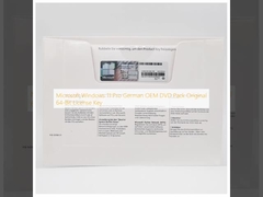Microsoft Windows 11 Pro Duits OEM DVD Pack Originele 64-bits licentie sleutel
