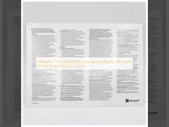 Windows 11 Pro OEM DVD (Duits) Authentieke Microsoft 64-bit System Builder Licentie