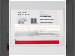 Officiële Microsoft Windows 11 Pro Duitse DVD OEM System Builder 64-bits Licentie voor professioneel gebruik