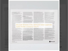 Microsoft Windows 11 Pro OEM DVD Italiaanse legitieme systeemontwikkelaarslicentie voor één pc