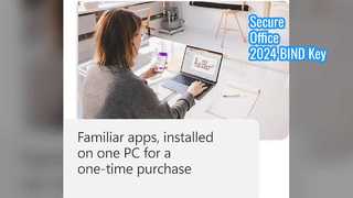 Office 2024 BIND Key Secure Volledige suite pc Mac